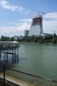Stand der Bauarbeiten/Ausblick vom Roche-Turm 8 roche-turm1