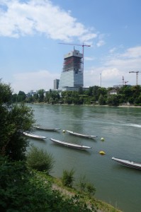 Stand der Bauarbeiten/Ausblick vom Roche-Turm 6 roche-turm3