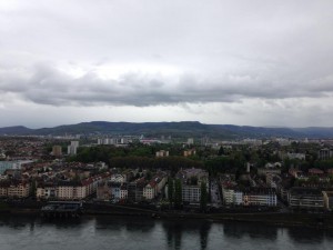 Stand der Bauarbeiten/Ausblick vom Roche-Turm 5 roche1