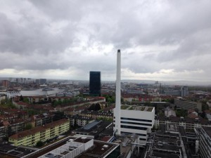Stand der Bauarbeiten/Ausblick vom Roche-Turm 3 roche4
