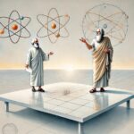 Von der Atomenwelt zu den Higgs-Feldern: Demokrit und Peter Higgs im Dialog 11 ver0